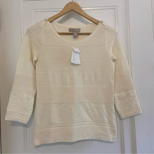 Banana Republic Texture Stripe sweater